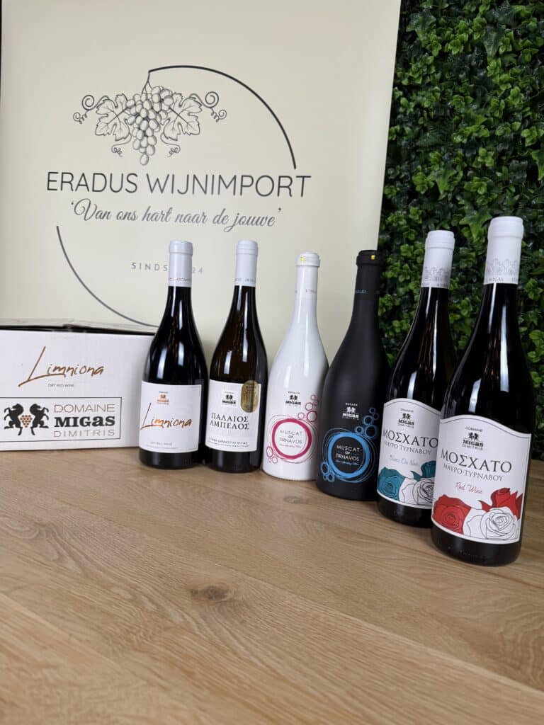 Heerlijk wijnpakket door Jacqueline geselecteerd
